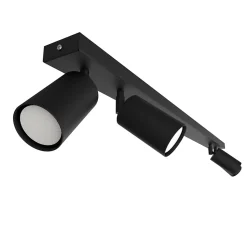 LUMICOM - FLECK Plafonnier, 4x GU10, max 33W, métal, blanc, D.6cm