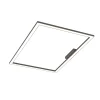 LUMICOM - FLOOR Plafonnier, STRIP LED, 58W/m, 3000K, métal, gris tourterelle brillant, 60x90cm