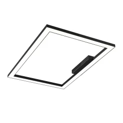 LUMICOM - FLOOR Plafonnier, STRIP LED, 38W/m, 4000K, métal, noir brillant, 40x60cm