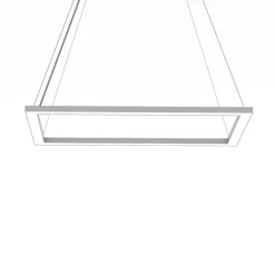 LUMICOM - FLOOR Suspension, STRIP LED, 38W/m, 3000K, métal, gris, 40x60cm