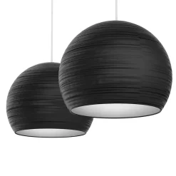 LUMICOM - FOCUS BINARIO Suspension, 2X E27, max 42W, métal, blanc brillant, L.70cm