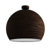 LUMICOM - FOCUS Plafonnier, 1X E27, max 42W, métal, marron corten/blanc, D.50cm