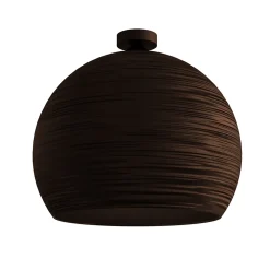 LUMICOM - FOCUS Plafonnier, 1X E27, max 42W, métal, marron corten, D.40cm