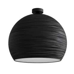 LUMICOM - FOCUS Plafonnier, 1X E27, max 42W, métal, rouge brillant/blanc, D.40cm