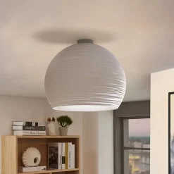 LUMICOM - FOCUS Plafonnier, 1X E27, max 42W, métal, noir mat, D.40cm