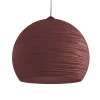 LUMICOM - FOCUS Suspension, 1X E27, max 42W, métal, rouge cowhide, D.25cm