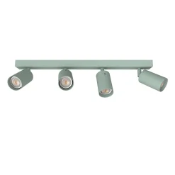 LUMICOM - FORM L Plafonnier, 4X GU10, max 33W, métal, iceberg green, L.60cm