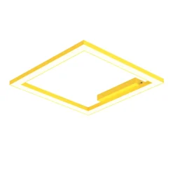 LUMICOM - FRAME Plafonnier, STRIP LED, 30W/m, 3000K, métal, jaune, L40cm