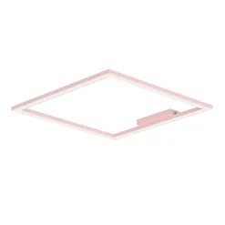 LUMICOM - FRAME Plafonnier, STRIP LED, 46W/m, 3000K, métal, rose, L60cm