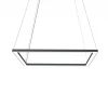 LUMICOM - FRAME Suspension, STRIP LED, 46W/m, 3000K, métal, anthracite, L60cm