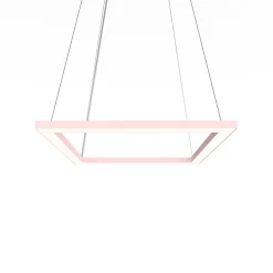 LUMICOM - FRAME Suspension, STRIP LED, 30W/m, 4000K, métal, rose, L40cm