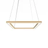 LUMICOM - FRAME Suspension, STRIP LED, 30W/m, 3000K, métal, anodic gold, L40cm