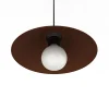 LUMICOM - FUNNEL Suspension, 1X E27, max 42W, métal, marron corten, D.25cm