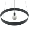LUMICOM - HALO Suspension, 1X E27, max 42W, métal, gris anthracite, D.60cm