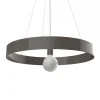 LUMICOM - HALO Suspension, 1X E27, max 42W, métal, gris , D.60cm