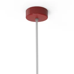 LUMICOM - JAQUELINE Suspension, 1x E27, max 42W, métal, rouge brillant, D.20cm