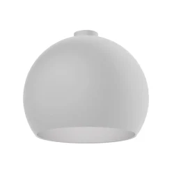 LUMICOM - JOE Plafonnier, 1X E27, max 42W, métal, blanc mat, D.50cm