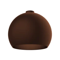 LUMICOM - JOE Plafonnier, 1X E27, max 42W, métal, marron corten, D.50cm