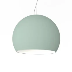 LUMICOM - JOE Suspension, 1X E27, max 42W, métal, vert iceberg/blanc, D.50cm