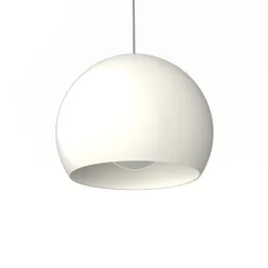 LUMICOM - JOE Suspension, 1X E27, max 42W, métal, blanc brillant, D.25cm