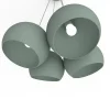 LUMICOM - JOE Suspension, 4X E27, max 42W, métal, vert iceberg, D.25cm
