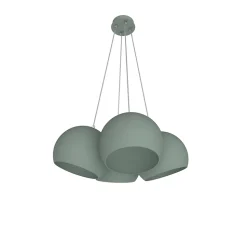 LUMICOM - JOE Suspension, 4X E27, max 42W, métal, vert iceberg, D.25cm