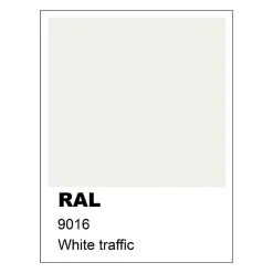 LUMICOM - KAMI Plafonnier, 1X E27, max 42W, métal, blanc mat, D.40cm