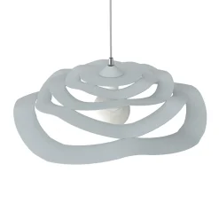 LUMICOM - KAMI Plafonnier, 1X E27, max 42W, métal, gris, D.40cm