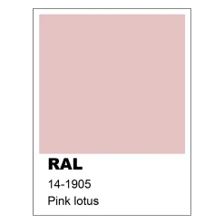 LUMICOM - KAMI Plafonnier, 1X E27, max 42W, métal, rose, D.40cm