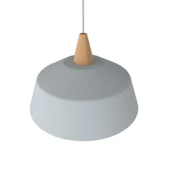 LUMICOM - KON Suspension, 1X E27, max 42W, métal, gris, D.35cm