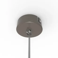 LUMICOM - KON Suspension, 1X E27, max 42W, métal, gris , D.50cm
