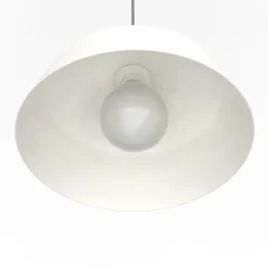 LUMICOM - KON Suspension, 1X E27, max 42W, métal, blanc mat, D.50cm
