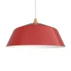 LUMICOM - KON Suspension, 1X E27, max 42W, métal, rouge brillant/blanc, D.50cm