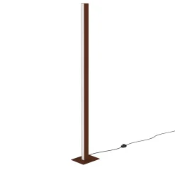 LUMICOM - LINEAR Lampadaire, STRIP LED, 30W, 4000K, métal, corten, H.170cm