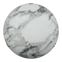 LUMICOM - MARBLE Plafonnier, 3X E27, max 42W, verre sérigraphié, D.50cm