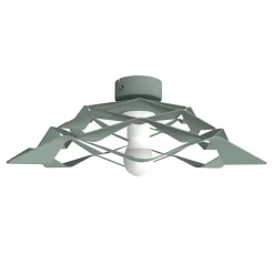 LUMICOM - MIGRA Plafonnier, 1X E27, max 42W, métal, vert iceberg, D.40cm
