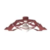 LUMICOM - MIGRA Plafonnier, 1X E27, max 42W, métal, rouge cowhide, D.60cm