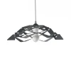 LUMICOM - MIGRA Suspension, 1X E27, max 42W, métal, gris anthracite, D.40cm