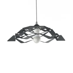 LUMICOM - MIGRA Suspension, 1X E27, max 42W, métal, gris anthracite, D.40cm