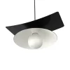 LUMICOM - MILLER Suspension, 1X E27, max 42W, métal, noir brillant/blanc, D.25cm