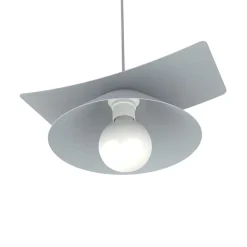 LUMICOM - MILLER Suspension, 1X E27, max 42W, métal, gris, D.25cm