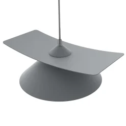 LUMICOM - MILLER Suspension, 1X E27, max 42W, métal, gris, D.25cm