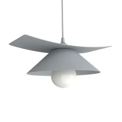 LUMICOM - MILLER Suspension, 1X E27, max 42W, métal, gris, D.25cm