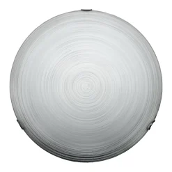 LUMICOM - MILLERIGHE Plafonnier, LED INTEGREE, 12W, 4000K, verre sérigraphié, D.30cm