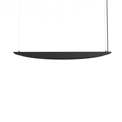 LUMICOM - MIRROR 1X Suspension, STRIP LED, 17W/m, 3000K, métal, noir, L90cm