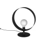 LUMICOM - NUCLEO MONO Lampe de table, 1X E27, max 42W, métal, noir, D.30cm