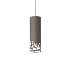LUMICOM - ORGANIC Suspension, 1X E27, max 42W, métal, gris anthracite, H30cm