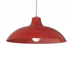 LUMICOM - PARIGINA Suspension, 1X E27, max 42W, métal, rouge brillant, D.40cm