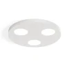 LUMICOM - PHANTEON Plafonnier, 3X GX53, max 8W, métal, blanc, D.30cm