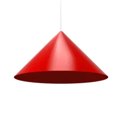 LUMICOM - PINOCCHIO Suspension, 1X E27, max 42W, métal, rouge brillant, D.70cm